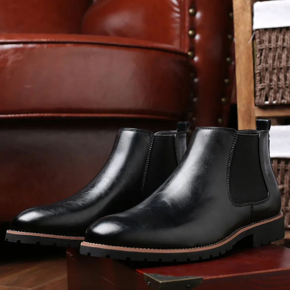 Burnished Chelsea Boots