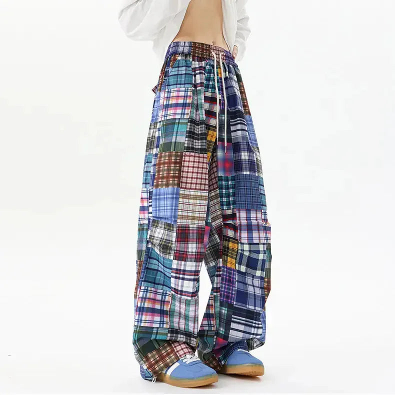Patchwork Relaxed Pants