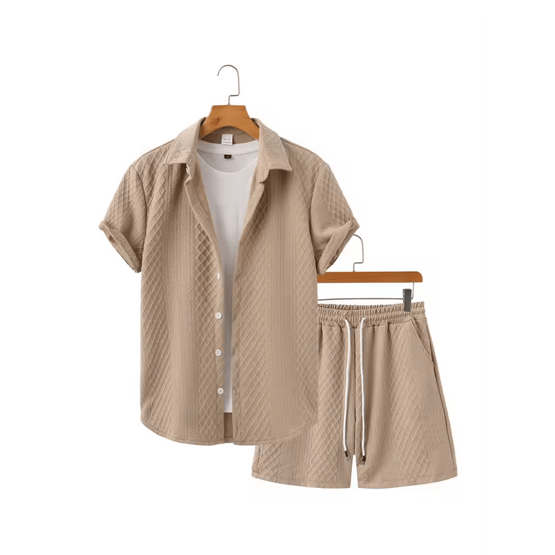 Coastline Waffle-Knit Set