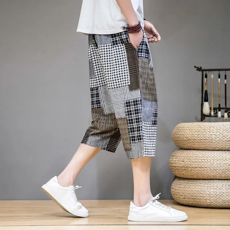 Mosaic Patchwork Shorts