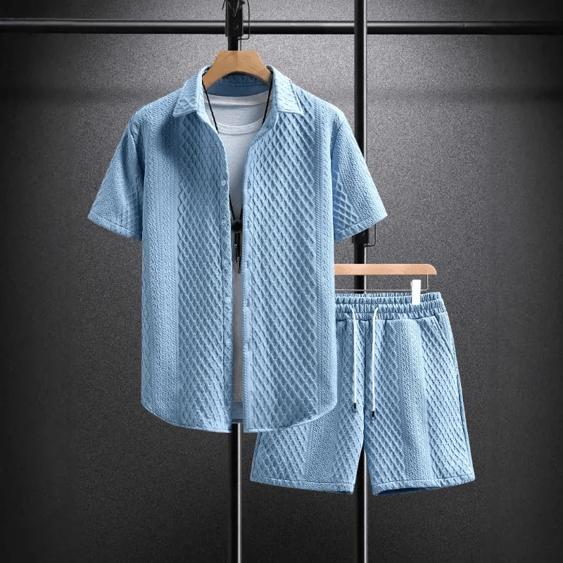 Coastline Waffle-Knit Set