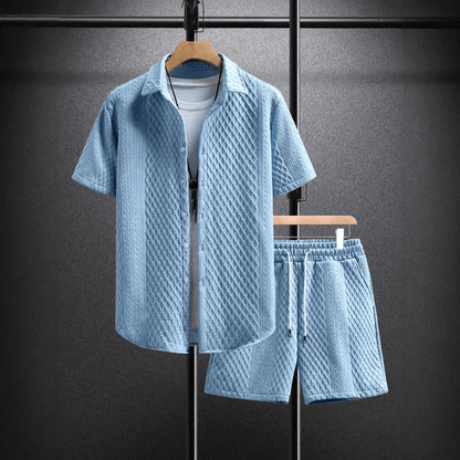 Coastline Waffle-Knit Set