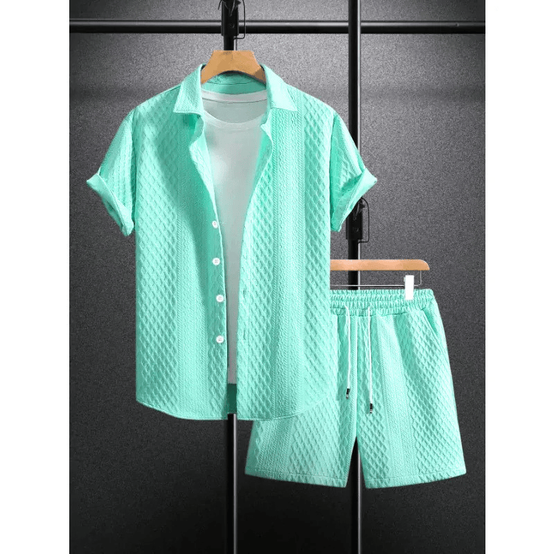 Coastline Waffle-Knit Set