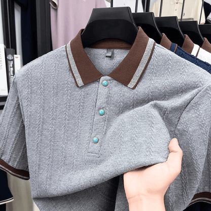 Hawthorne Cable Knit Polo