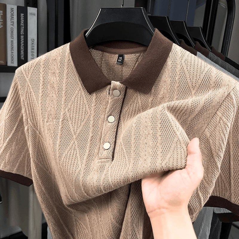 Arden Crest Knit Polo