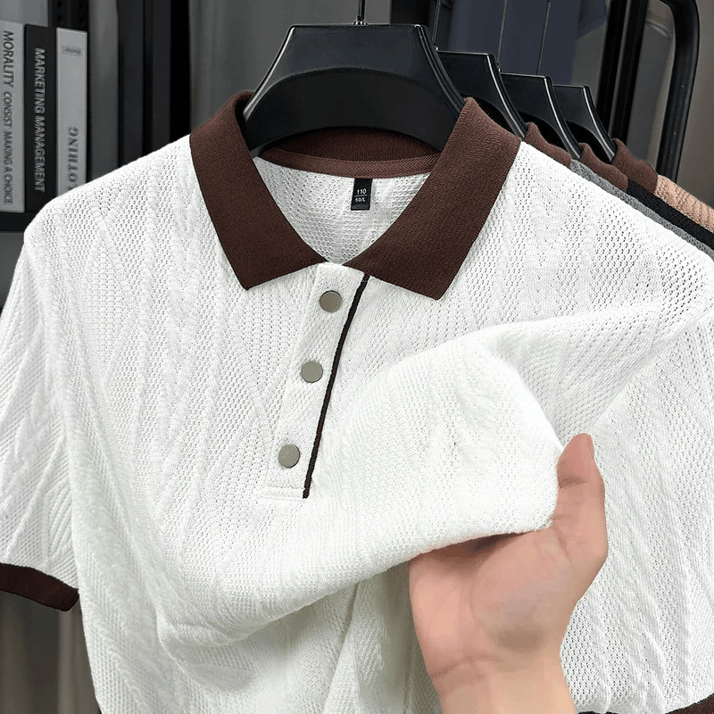Arden Crest Knit Polo