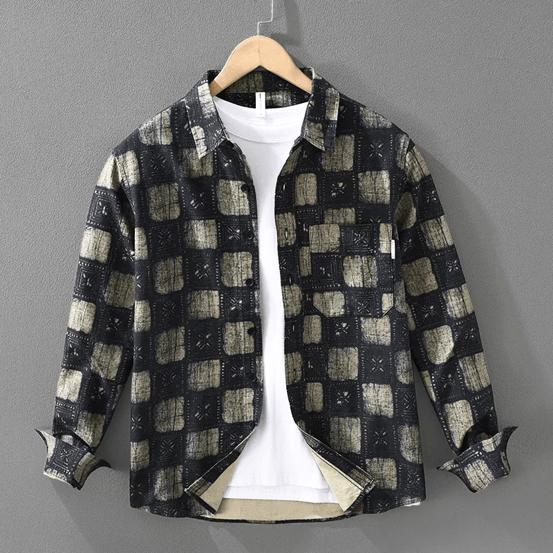 Mosaic Button-Up Shirt