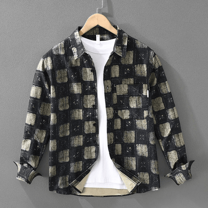 Mosaic Button-Up Shirt