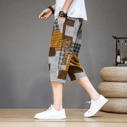 Mosaic Patchwork Shorts