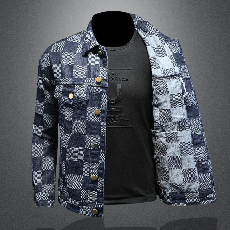 Denim Patchwork Jacket