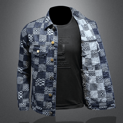 Denim Patchwork Jacket