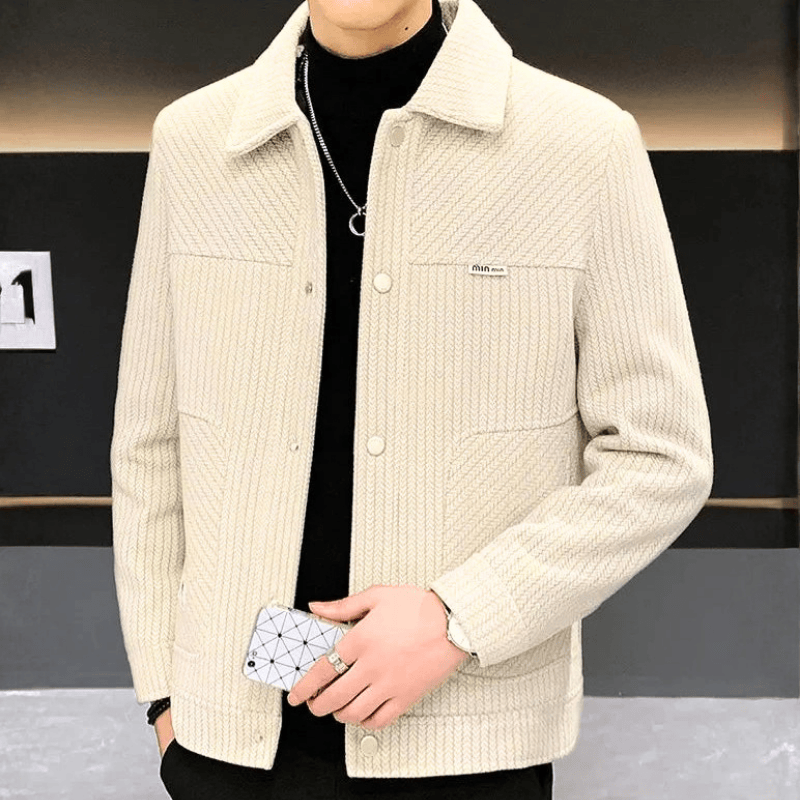 Signature Herringbone Jacket