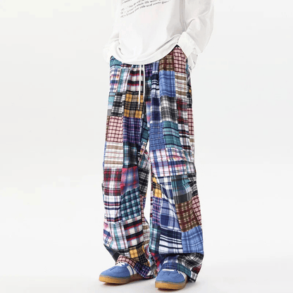 Patchwork Relaxed Pants
