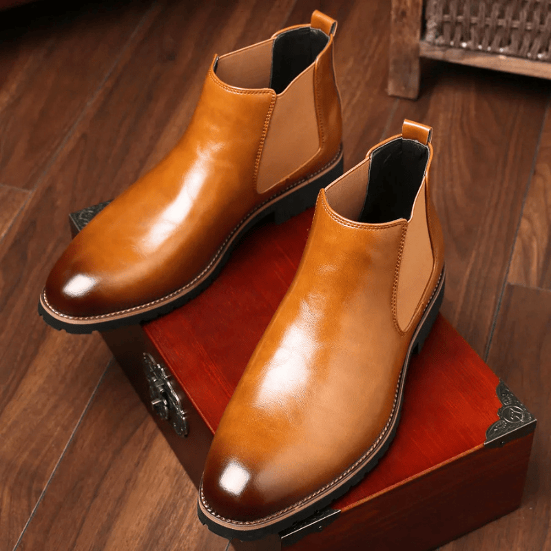 Burnished Chelsea Boots