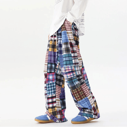 Patchwork Relaxed Pants