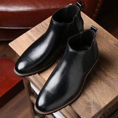 Burnished Chelsea Boots