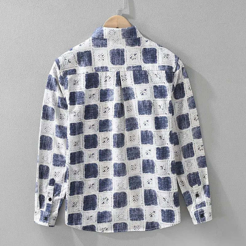 Mosaic Button-Up Shirt