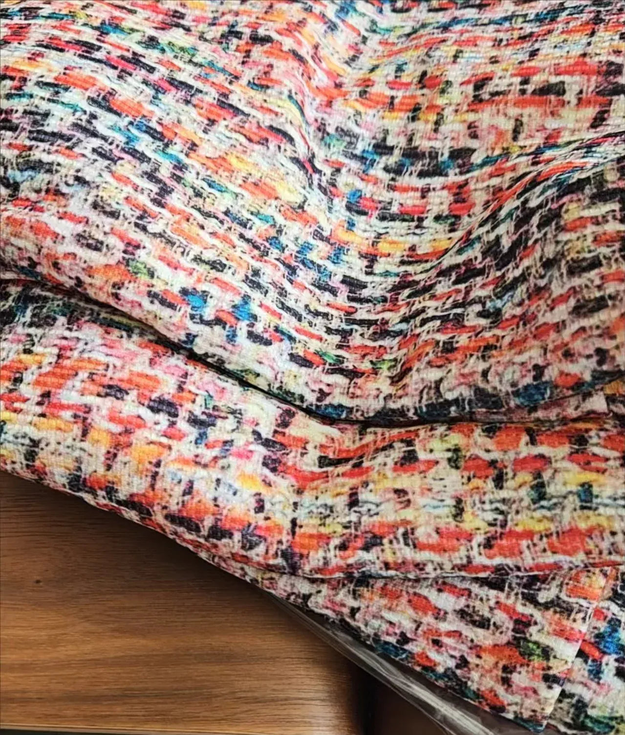 Mosaic Knit Hoodie
