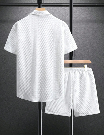 Coastline Waffle-Knit Set