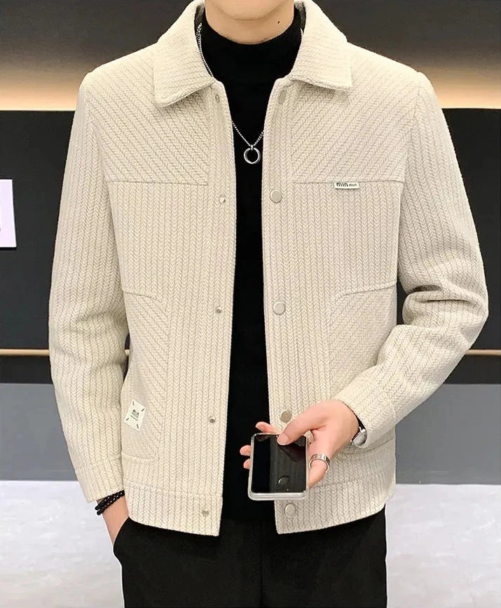 Signature Herringbone Jacket