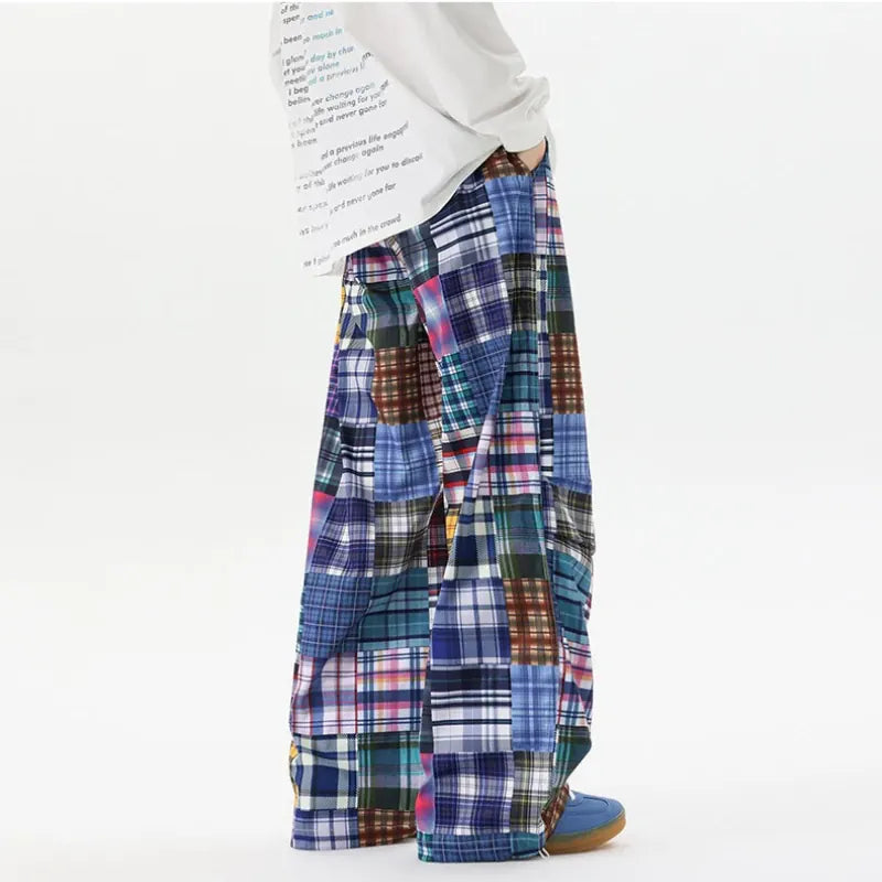 Patchwork Relaxed Pants