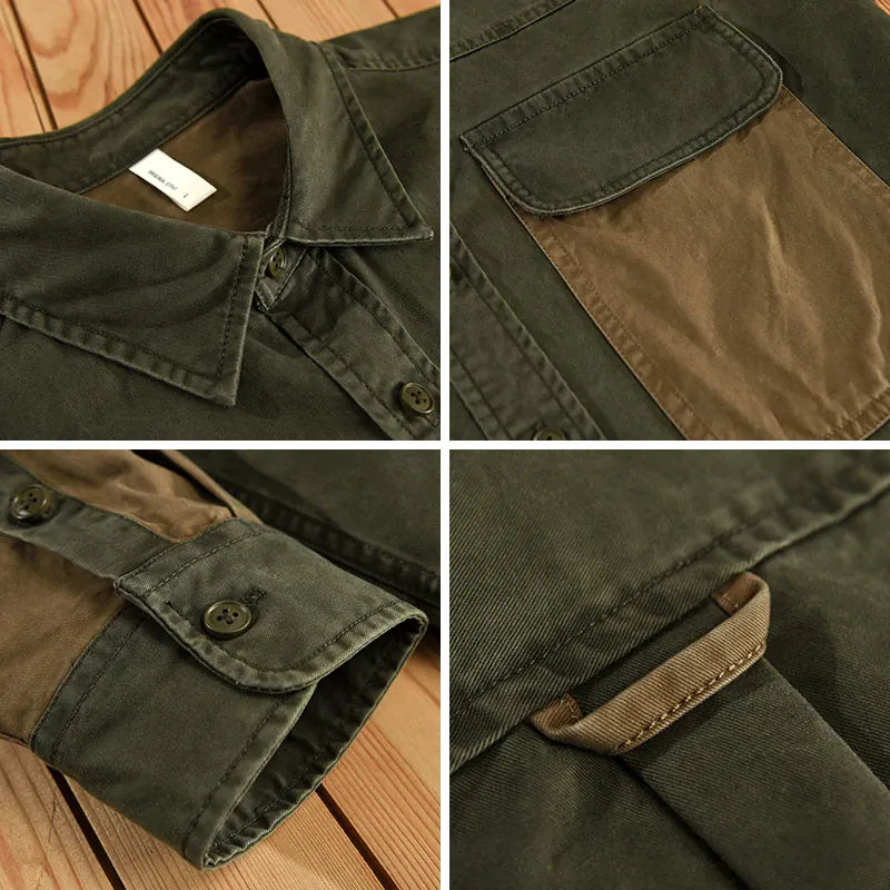 Westbridge Contrast Overshirt