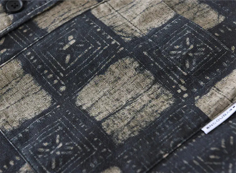 Mosaic Button-Up Shirt