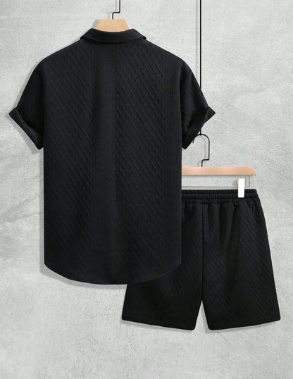 Coastline Waffle-Knit Set