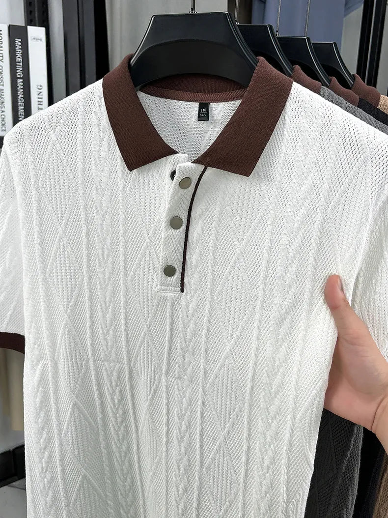 Arden Crest Knit Polo