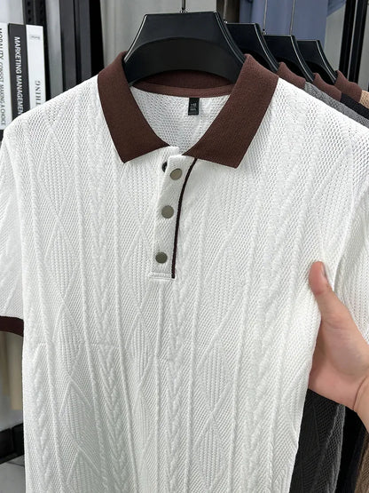 Arden Crest Knit Polo