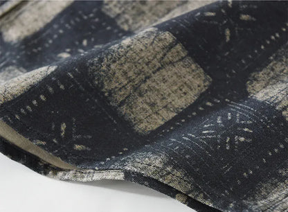 Mosaic Button-Up Shirt