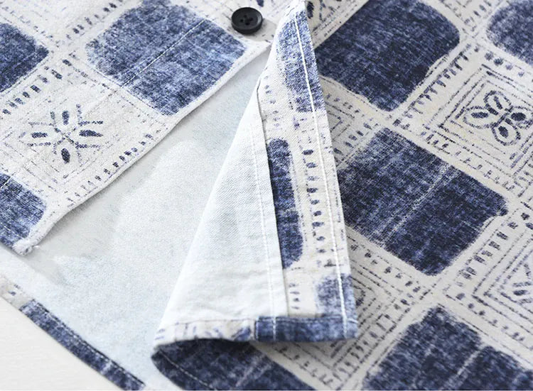 Mosaic Button-Up Shirt