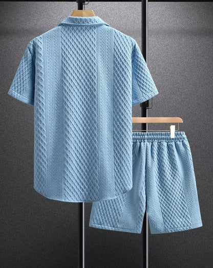 Coastline Waffle-Knit Set