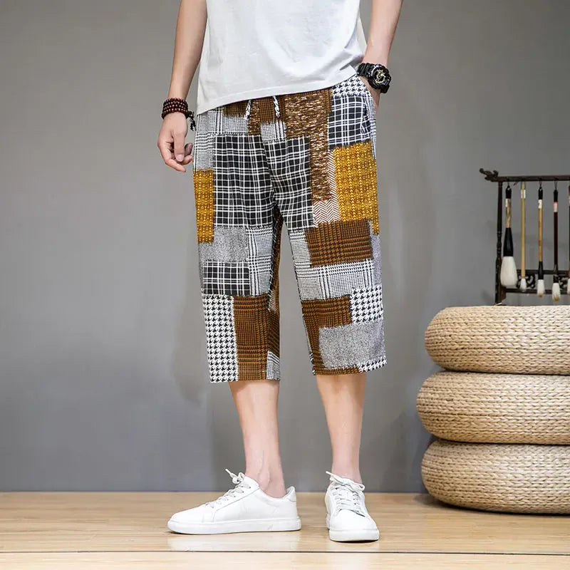 Mosaic Patchwork Shorts