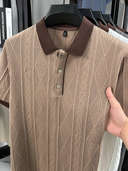 Arden Crest Knit Polo