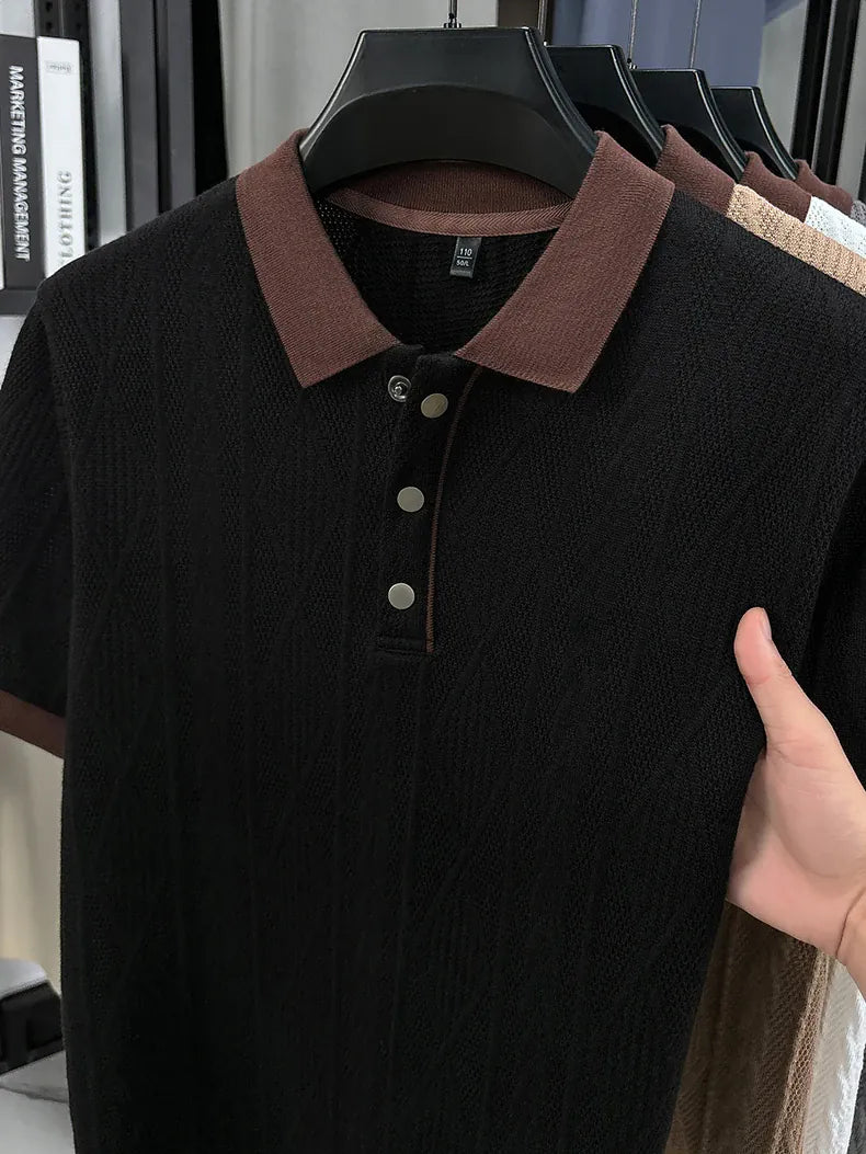 Arden Crest Knit Polo