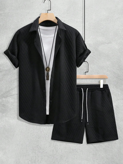 Coastline Waffle-Knit Set