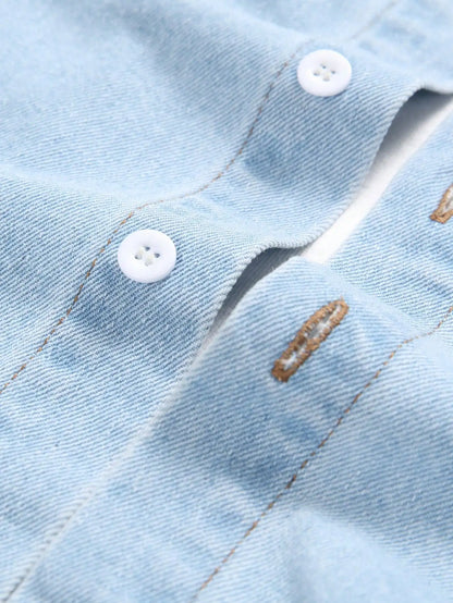 Distressed Denim Shirt