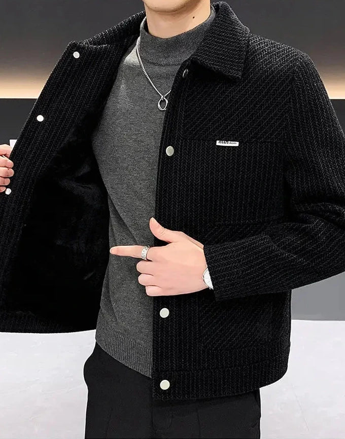 Signature Herringbone Jacket