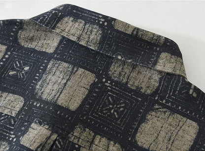 Mosaic Button-Up Shirt