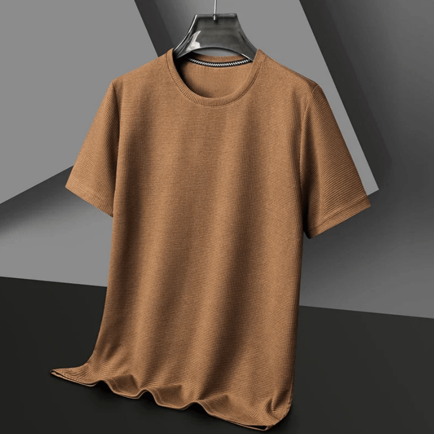 Waffle-Knit T-Shirt